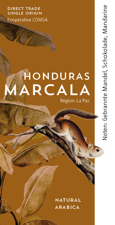 Etikett Honduras Marcala