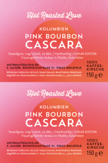 Kolumbien Pink Bourbon Cascara