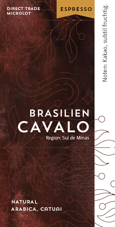 Etikett Brasilien Cavalo